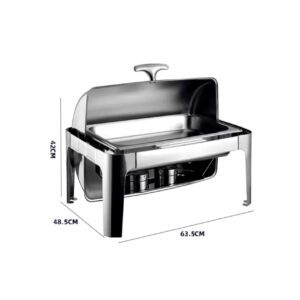 Oblong Roll Top Chafing Dish