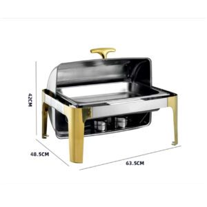 Oblong Roll Top Chafing Dish